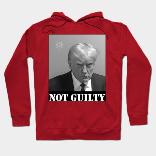 TRUMP MUGSHOT NOT GUILTY Hoodie